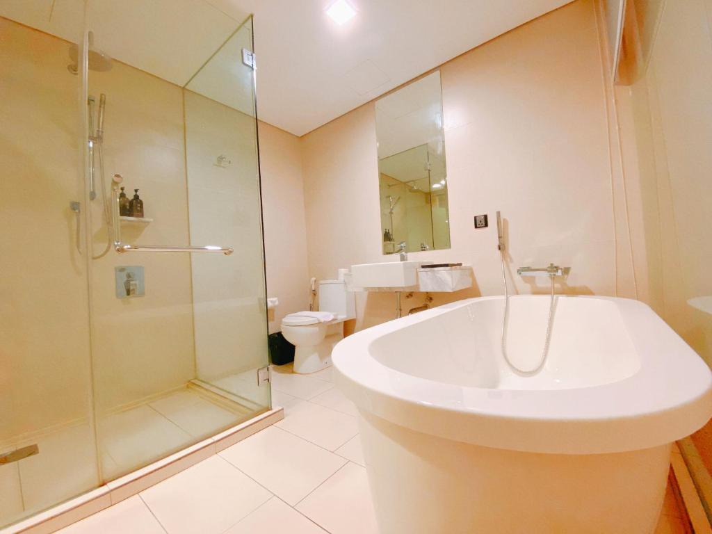Koupelna v ubytování Straits Suite by C Homestay Malacca