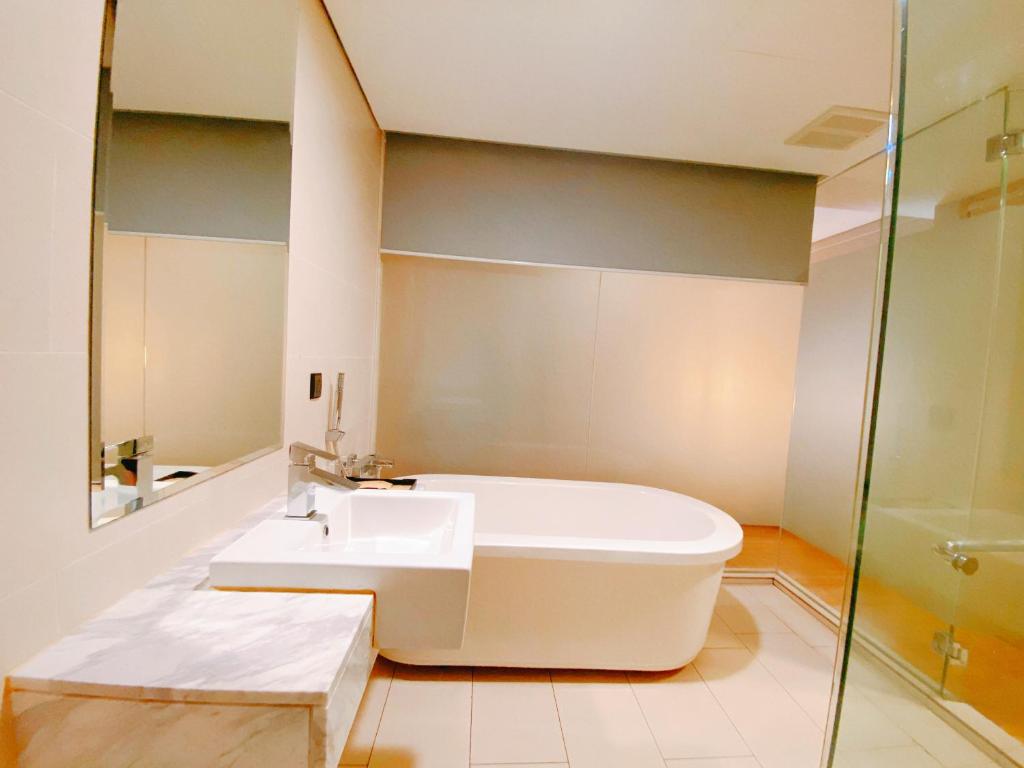 Koupelna v ubytování Straits Suite by C Homestay Malacca