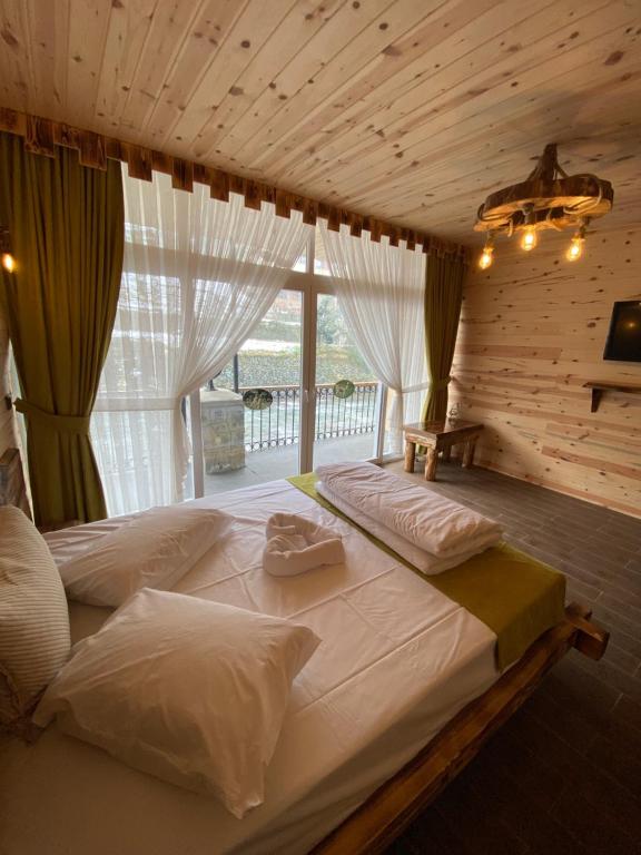 Postel nebo postele na pokoji v ubytování Valley Kaptan Otel Cafe Restorant