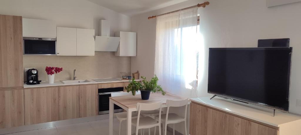 A kitchen or kitchenette at San Teodoro - Salina Bamba