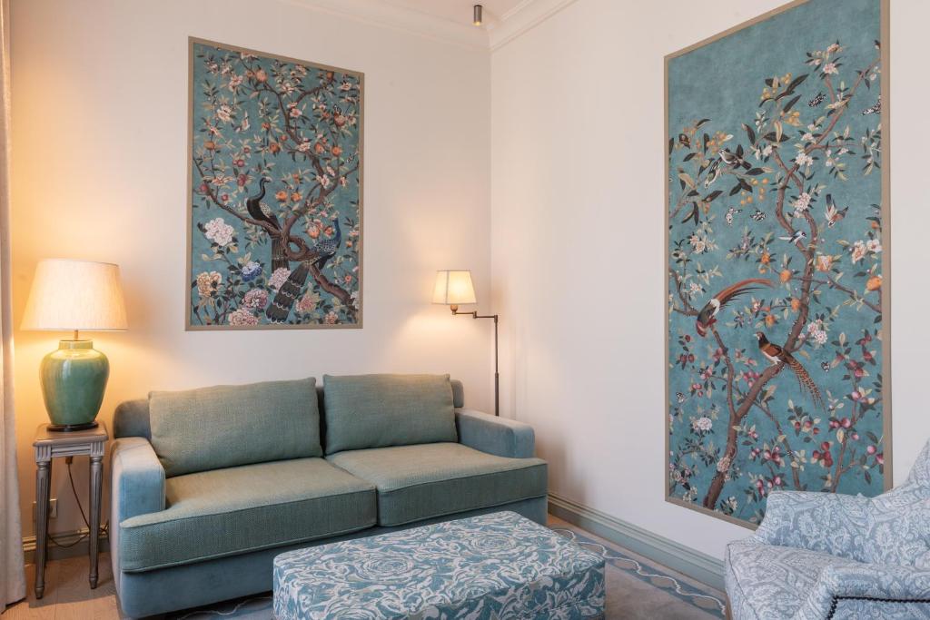 Posezení v ubytování Hotel de Montesquieu
