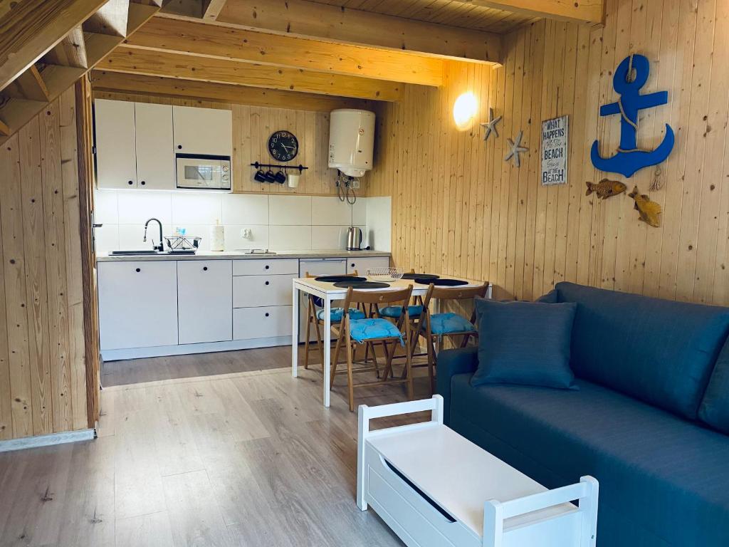 Kuchyň nebo kuchyňský kout v ubytování Baltic Star