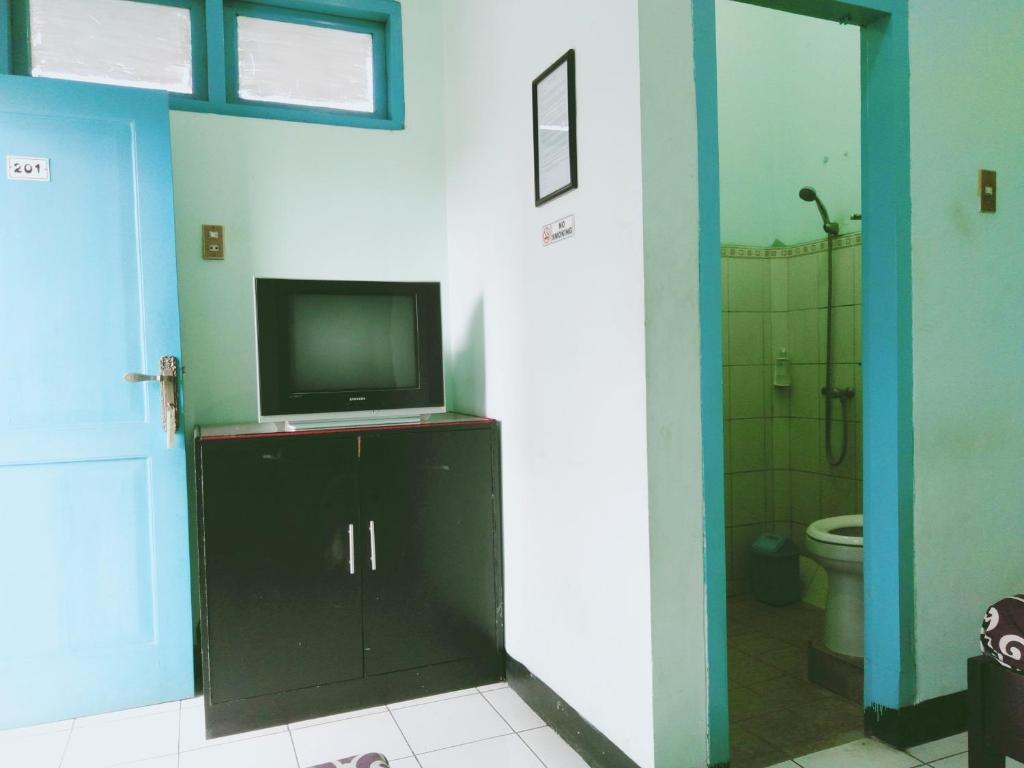 Koupelna v ubytování Hotel Taman Indah