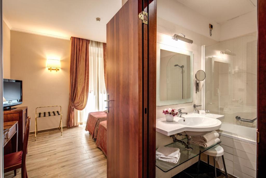 Kúpeľňa v ubytovaní Hotel Villafranca