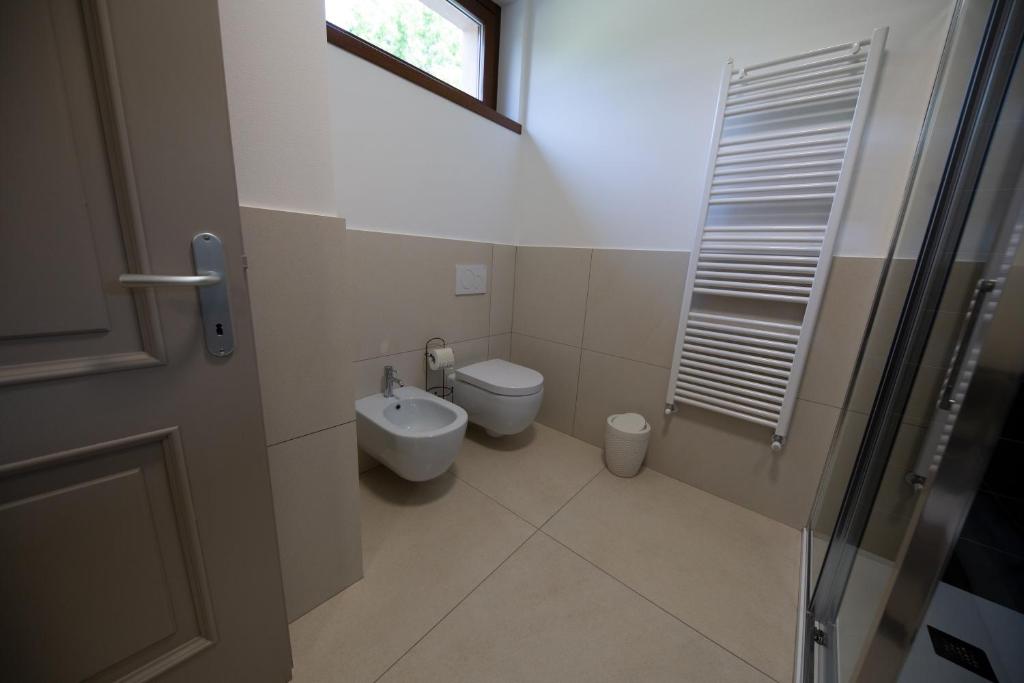 Koupelna v ubytování B&B” La Tezza”