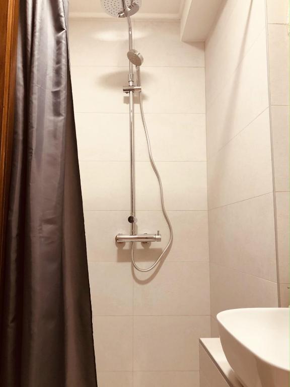 Koupelna v ubytování Guesthouse Giraffe