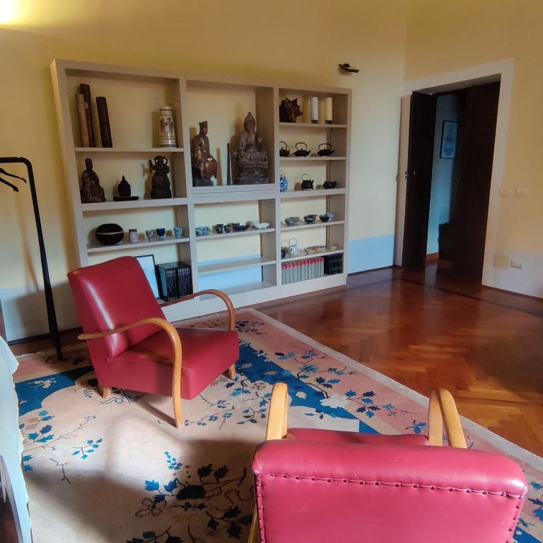 Posezení v ubytování Villa Ghia