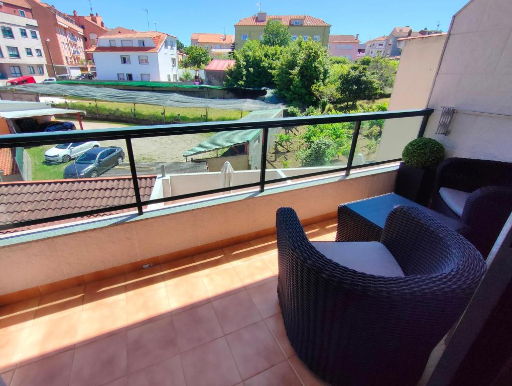 Balkón nebo terasa v ubytování Hotel Portonovo