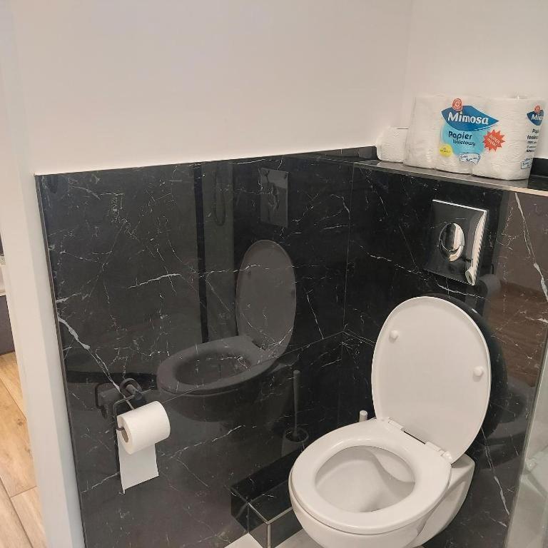 Kúpeľňa v ubytovaní Apartament MIRA