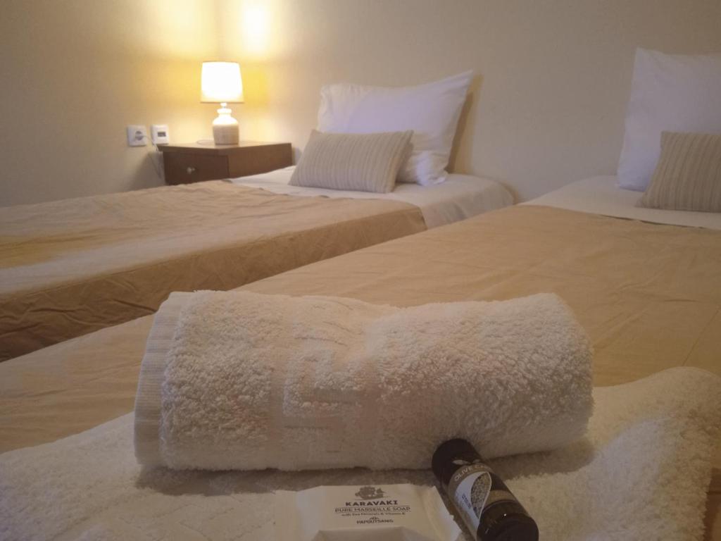 Postel nebo postele na pokoji v ubytování Thiamis Guesthouse