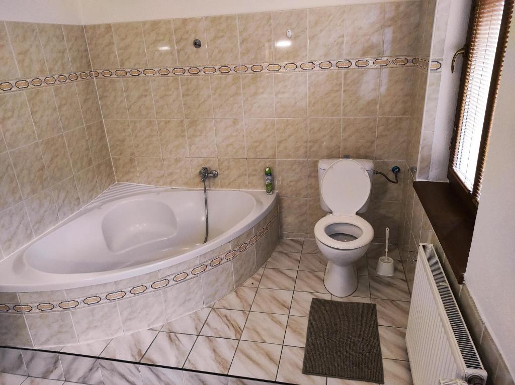 Koupelna v ubytování Apartmány Vranov
