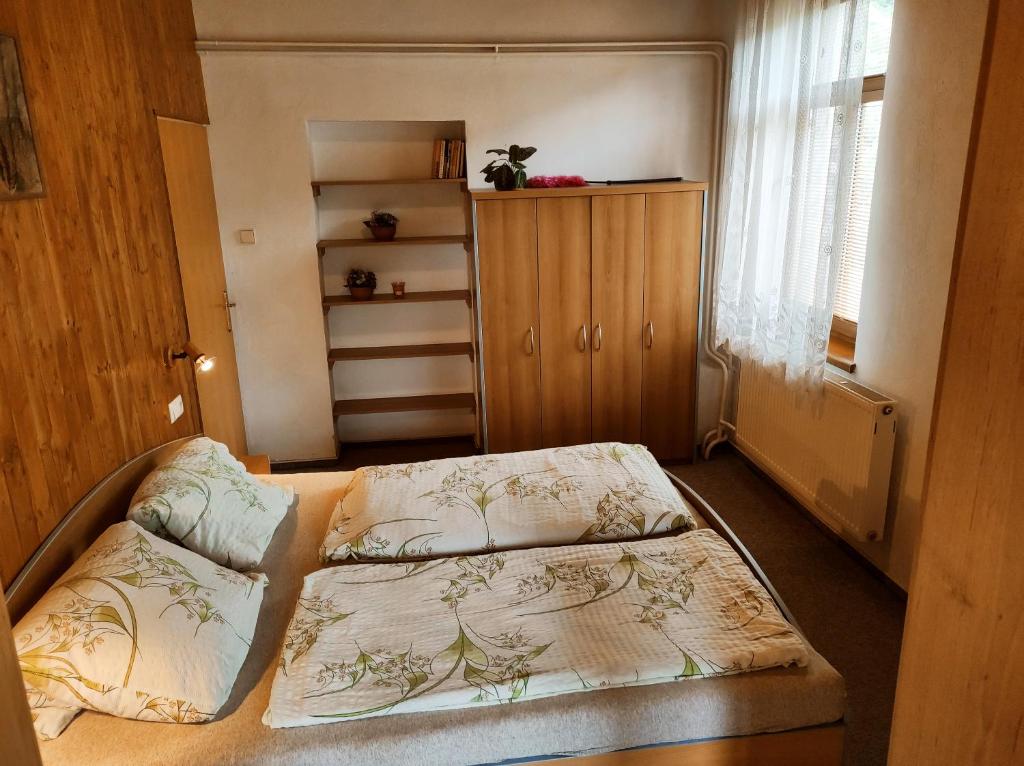 Postel nebo postele na pokoji v ubytování Apartmány Vranov