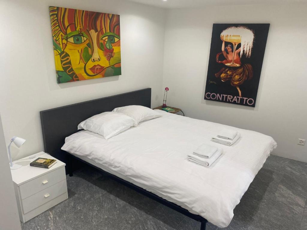 Postel nebo postele na pokoji v ubytování Casa Lele - Sole
