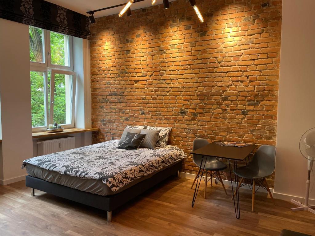 Posteľ alebo postele v izbe v ubytovaní Apartament Centrum Superior