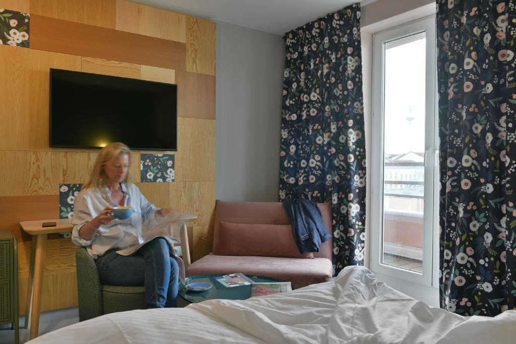 Posezení v ubytování Hotel BIRGIT Berlin Mitte
