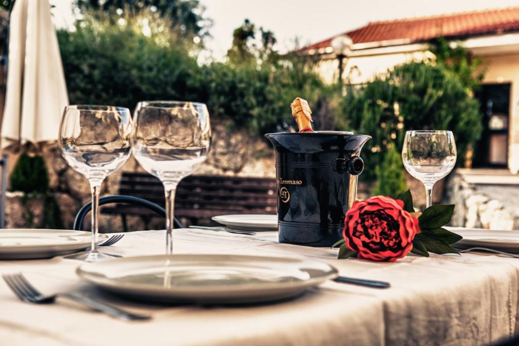 Nápoje v ubytování Hotel Albergo Ristorante Il Ciclope