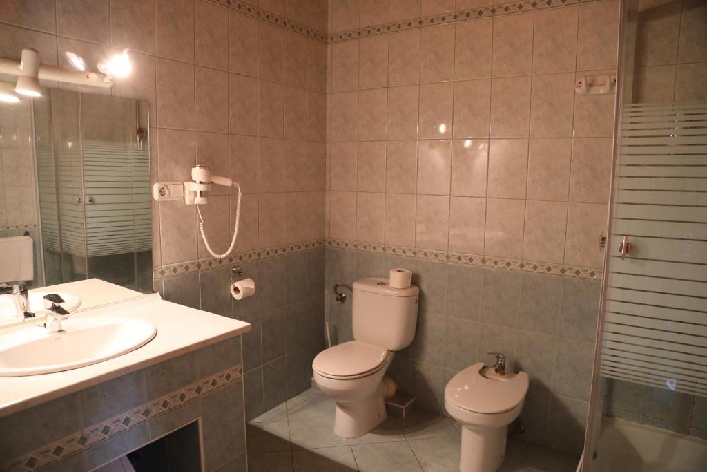 Koupelna v ubytování Hajdú Kastély Hotel