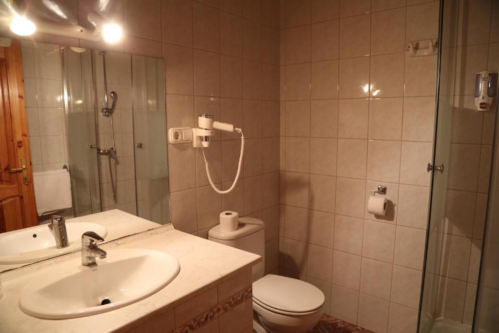 Koupelna v ubytování Hajdú Kastély Hotel