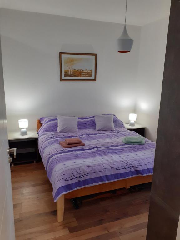 Una cama o camas en una habitación de Apartman Anđela i Aleksa Divčibare