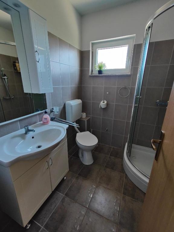 Kúpeľňa v ubytovaní Villa Hodl
