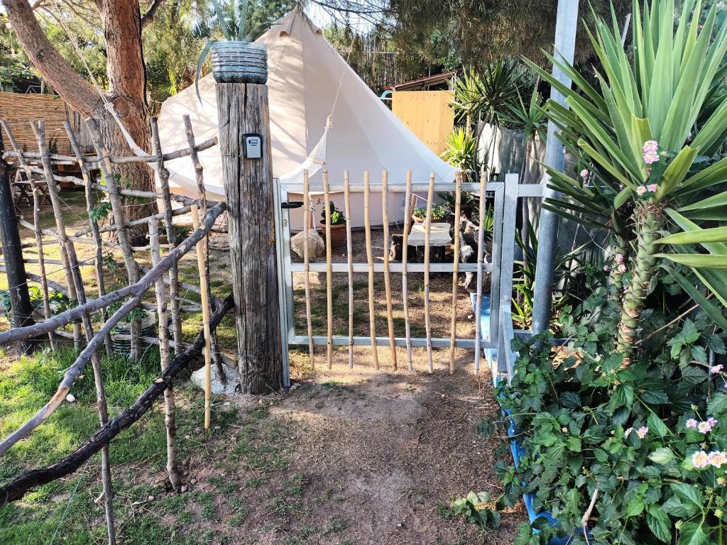 Zahrada ubytování Happy Glamping
