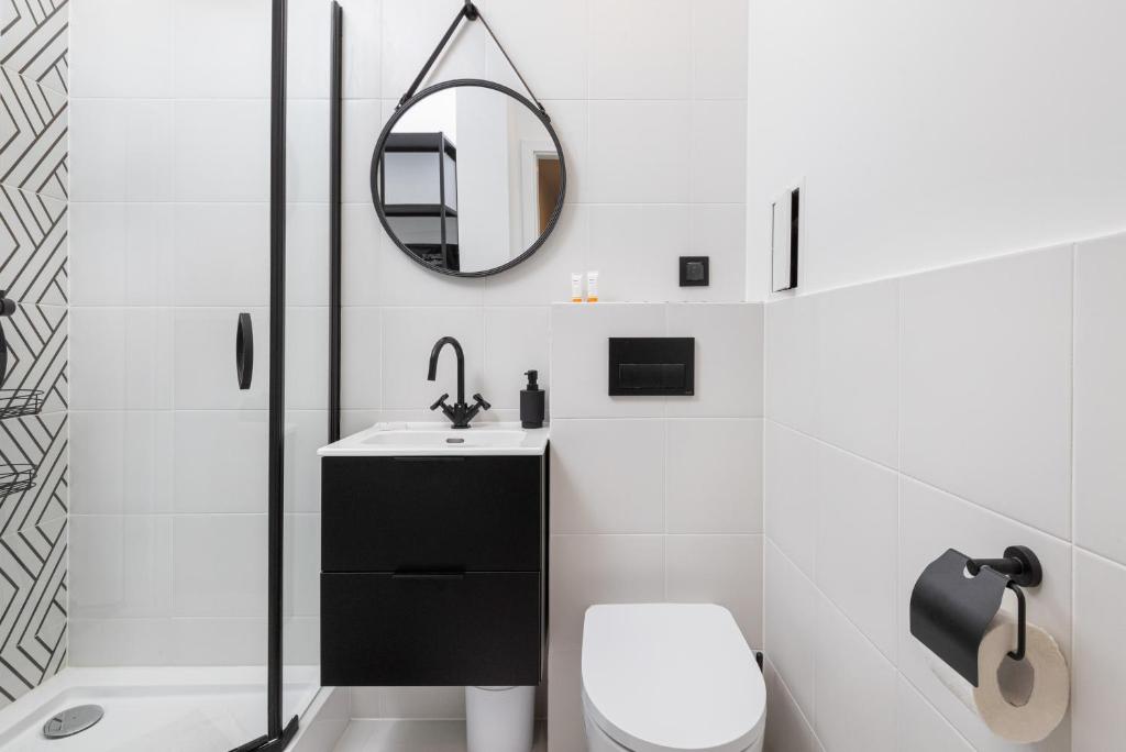Kúpeľňa v ubytovaní Marina Corner Apartment Gdynia by Noclegi Renters