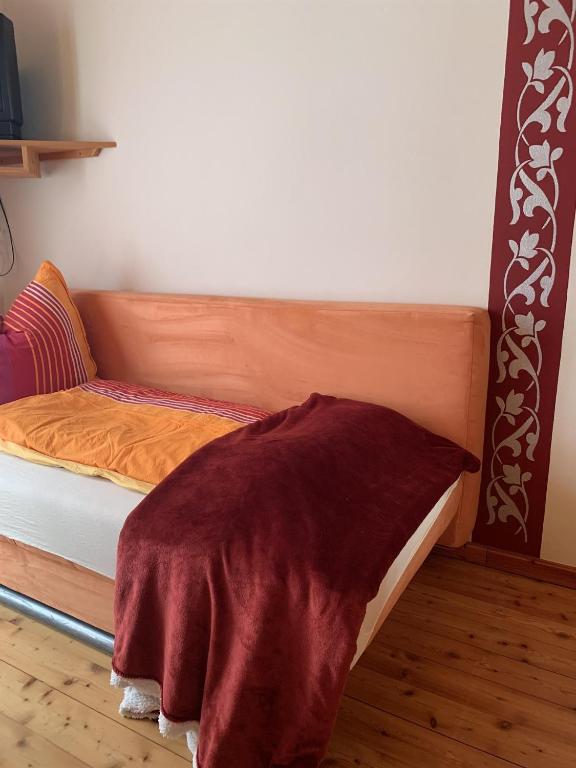 Postel nebo postele na pokoji v ubytování Mentebauer Traudi's Ferienhof