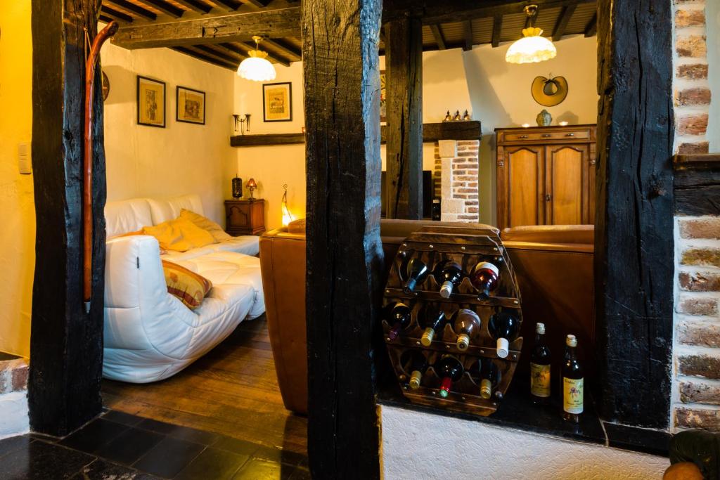 Postel nebo postele na pokoji v ubytování Relax à Maison Sax Kingsize