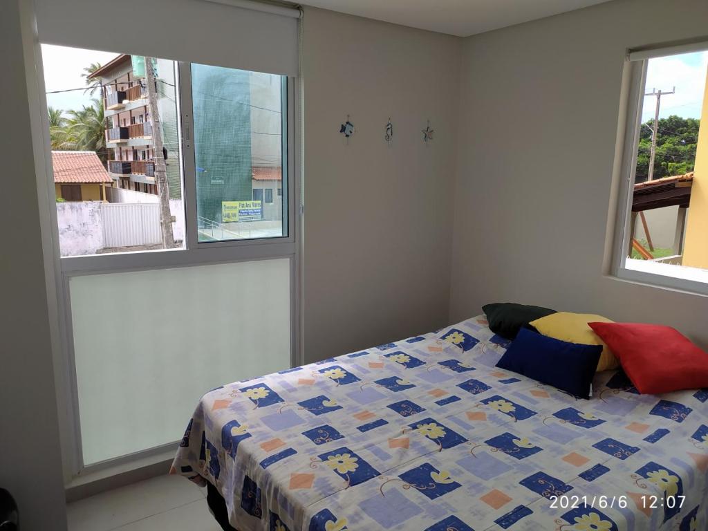 Postel nebo postele na pokoji v ubytování FLAT CUPE BEACH - Porto de Galinhas