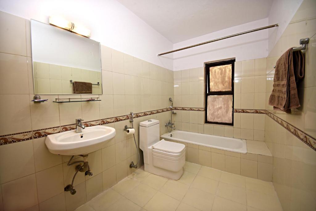Koupelna v ubytování Sacred Boutique Hotel