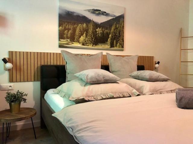 Postel nebo postele na pokoji v ubytování Apartmány na Táloch 107 & 108 Chopok - Juh