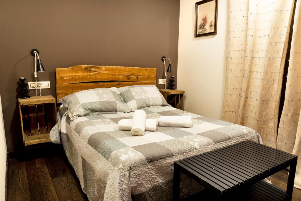 Ένα ή περισσότερα κρεβάτια σε δωμάτιο στο El Rencuentro