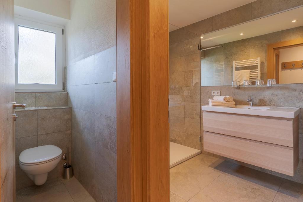 Kúpeľňa v ubytovaní SR Apartments GmbH Rabitschhof
