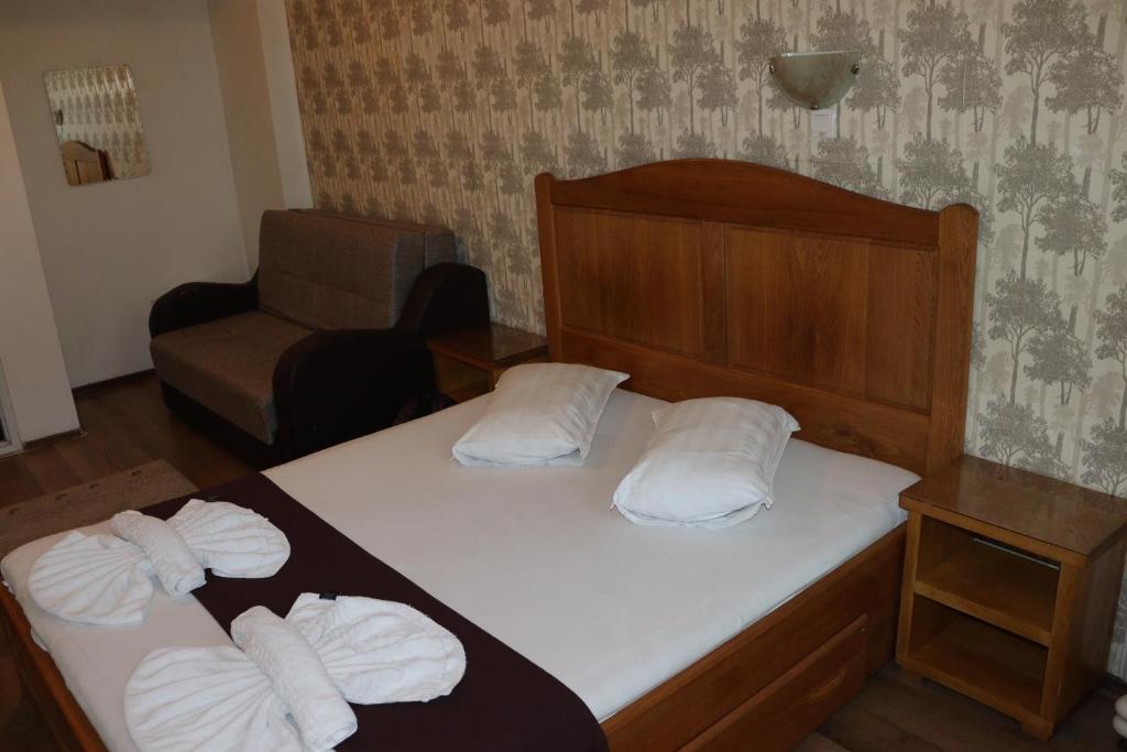 Postel nebo postele na pokoji v ubytování Hotel Funnytime