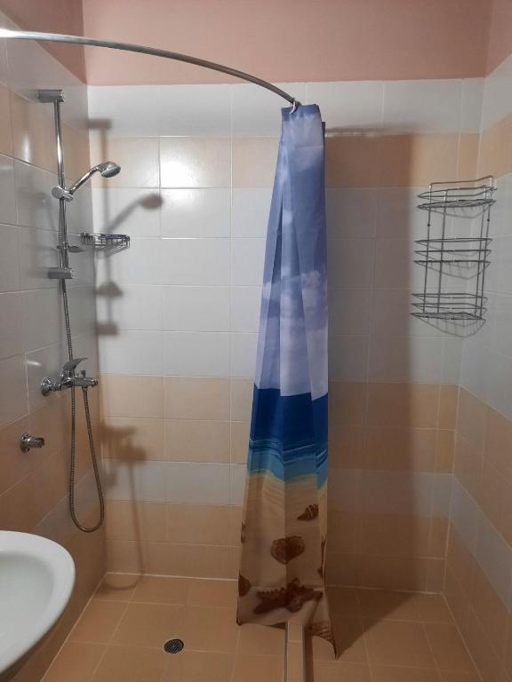 Koupelna v ubytování Big comfortable apartment with 2 bedrooms Pollo Resort Sunny Beach