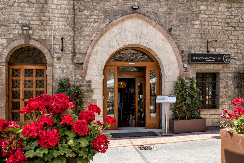 A fachada ou entrada em Hotel Posta Panoramic Assisi
