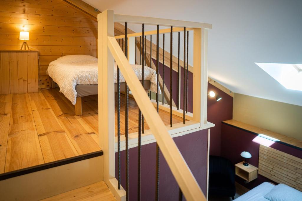 Les Balcons de la Terrasse - Chambre Triple Avec Vue Sur Jardin