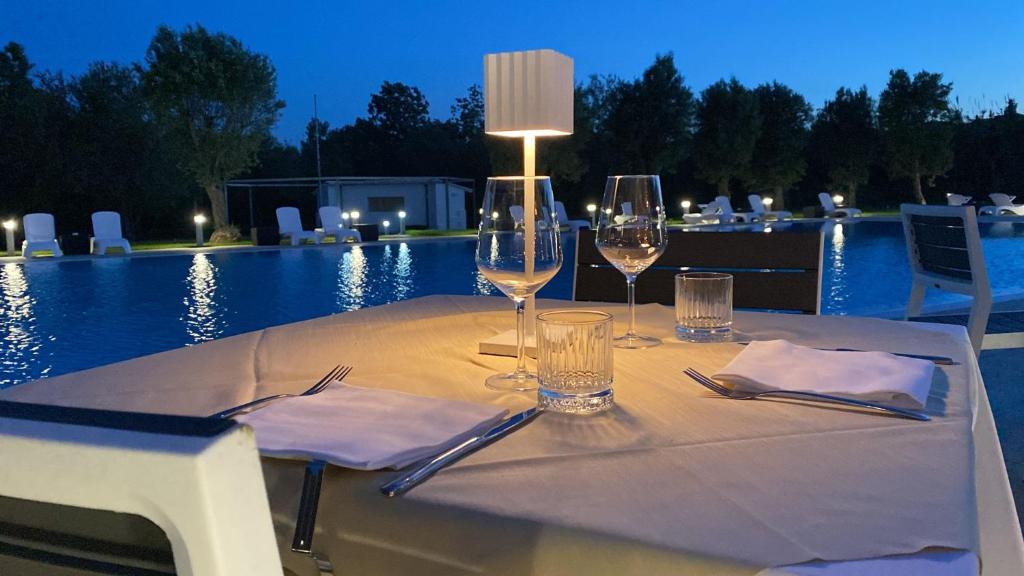 Bazén v ubytování Resort Abbaia Ba nebo v jeho okolí
