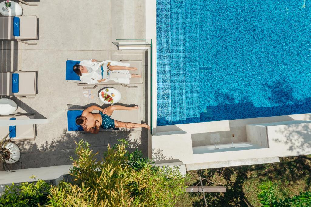 Balkón nebo terasa v ubytování Hotel Perla