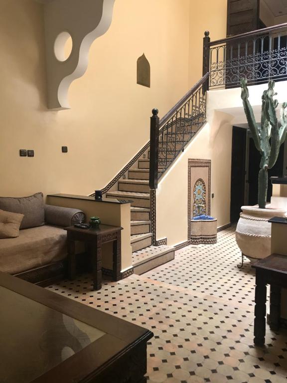Area soggiorno di Riad Syrine