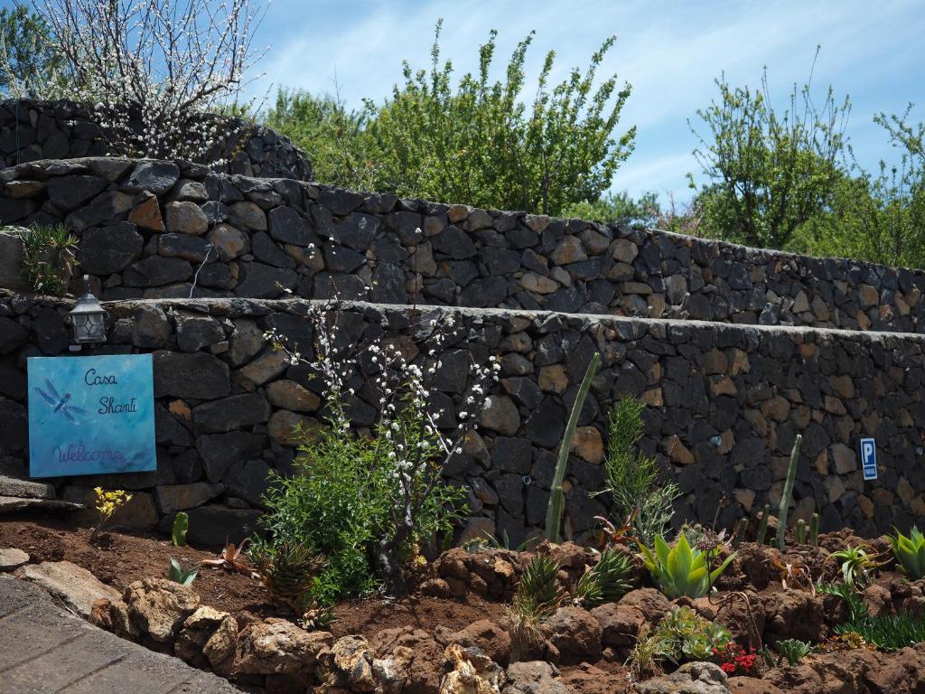 Zahrada ubytování Casa Shanti La Palma