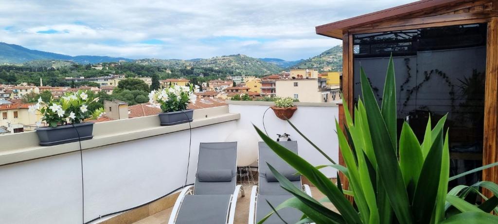 Nespecifikovaný výhled na hory nebo výhled na hory při pohledu z bed and breakfast