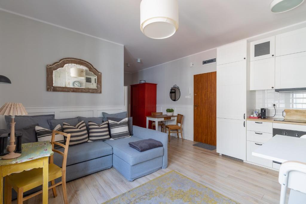 Kuchyňa alebo kuchynka v ubytovaní Apartament Wigilijna Starówka