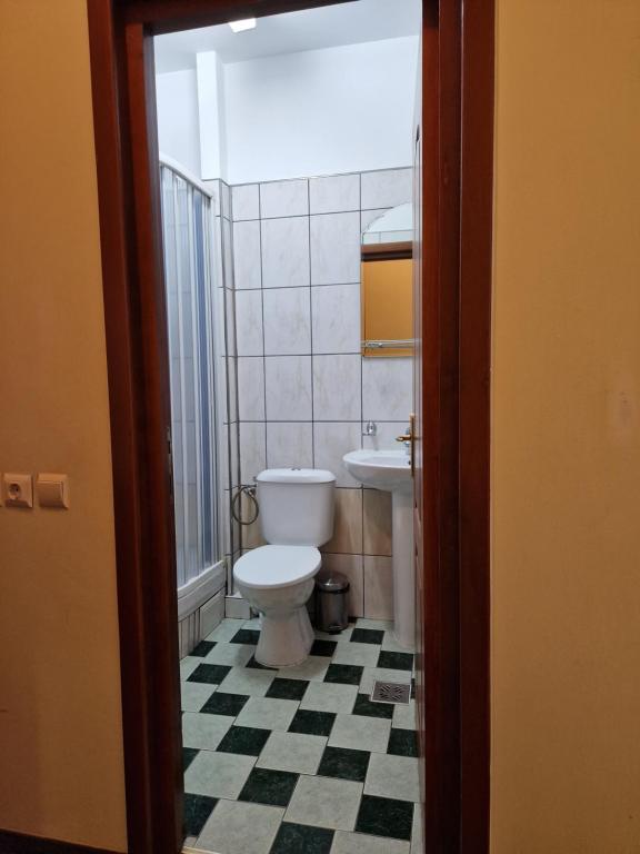 Koupelna v ubytování Casa Palace