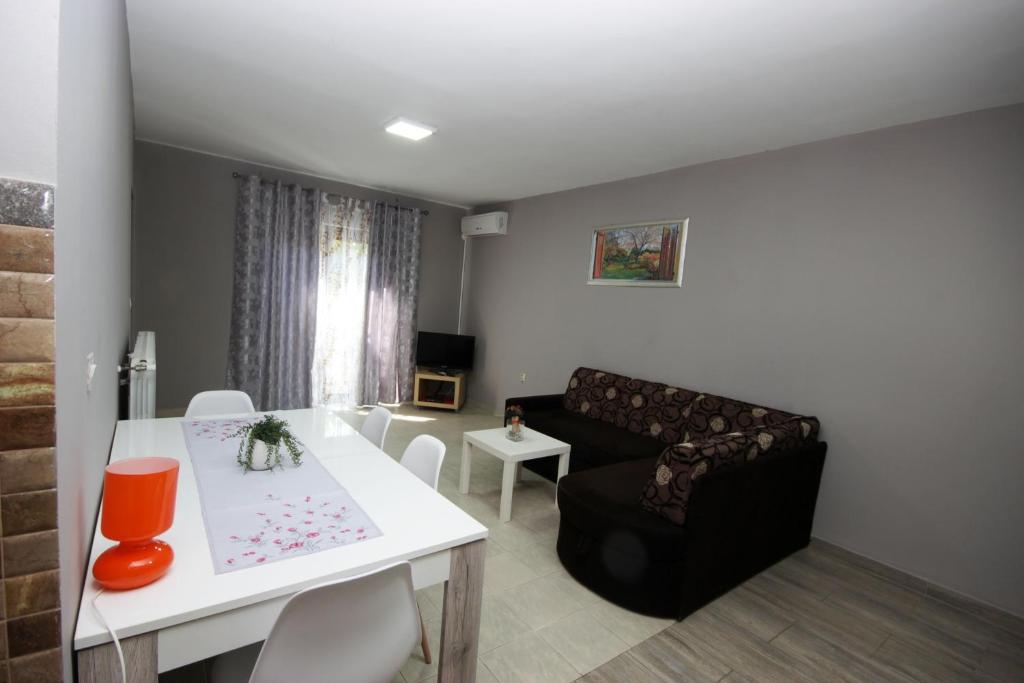 Posezení v ubytování Apartments Fjolla