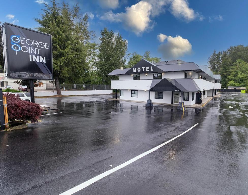 Das Gebäude in dem sich das Motel befindet