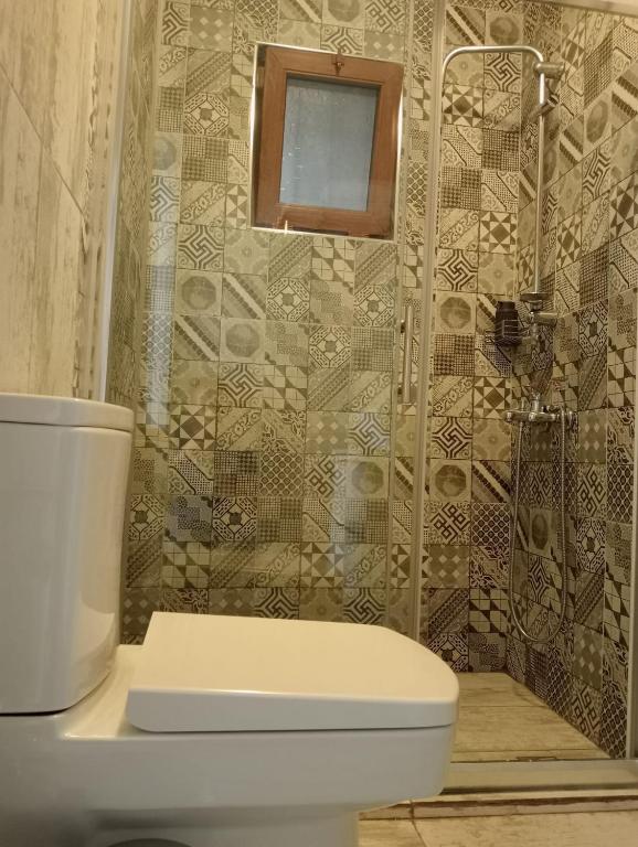 Koupelna v ubytování Daffne Otel