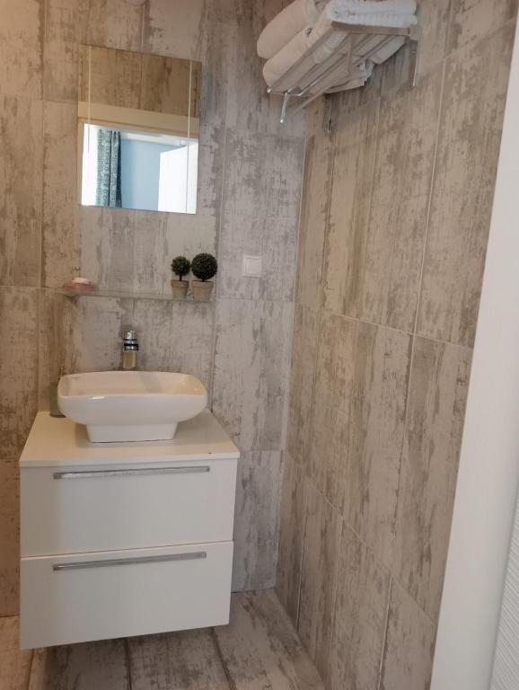 Koupelna v ubytování Daffne Otel
