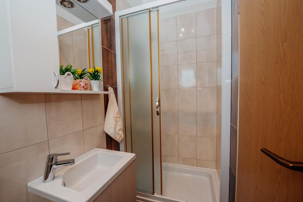 Kúpeľňa v ubytovaní Apartman Neli