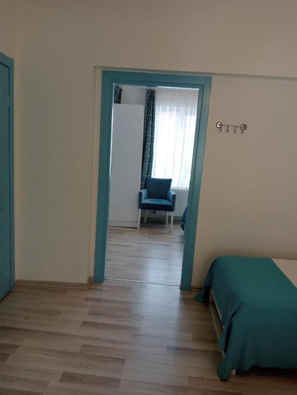 Postel nebo postele na pokoji v ubytování Daffne Otel